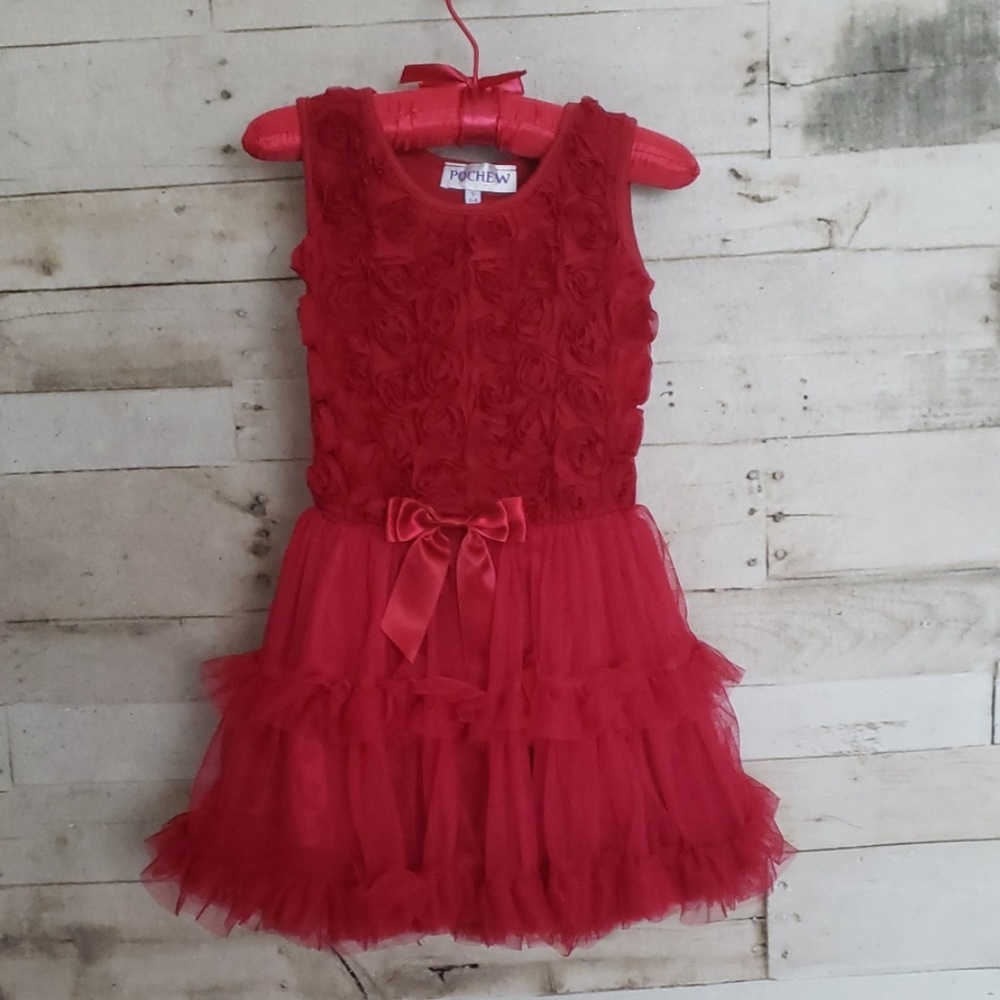 Girls red dress